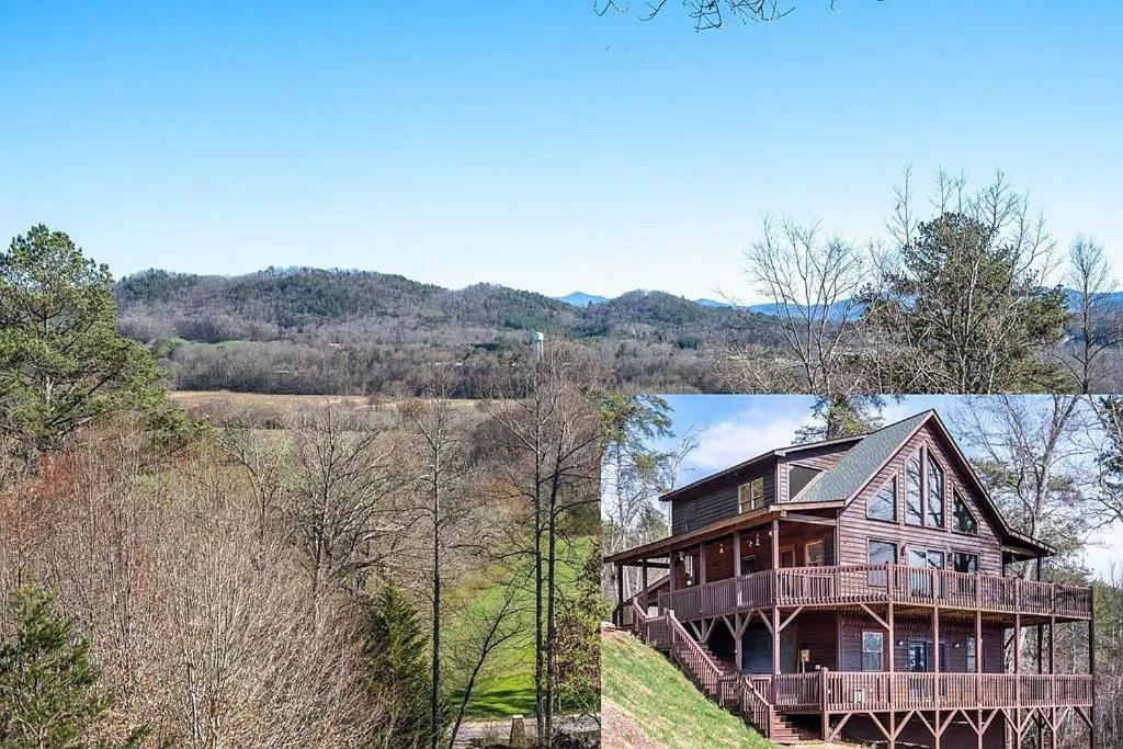 Mistletoe Cabin- Private Cabin W Views, Hottub, Pet Friendly เมอร์ฟี ภายนอก รูปภาพ